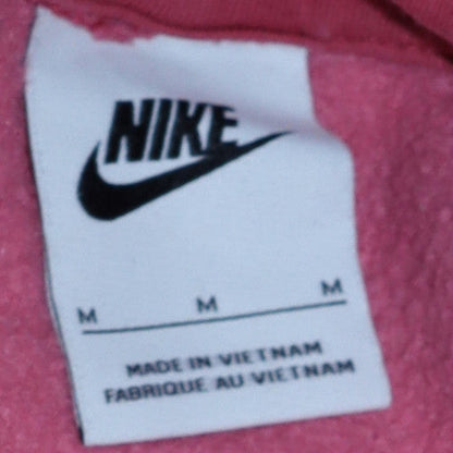 Womens UK Size M Nike Pink Pullover Hoodie