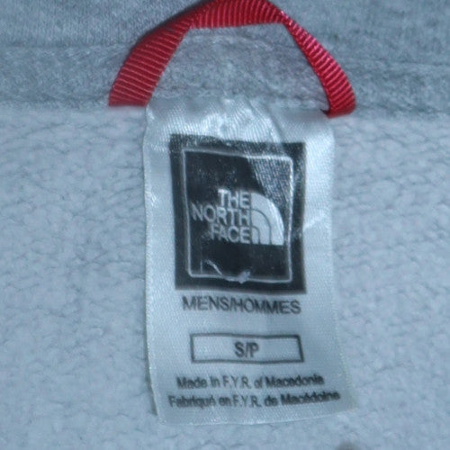 Mens UK Size S The North Face Grey Pullover Hoodie
