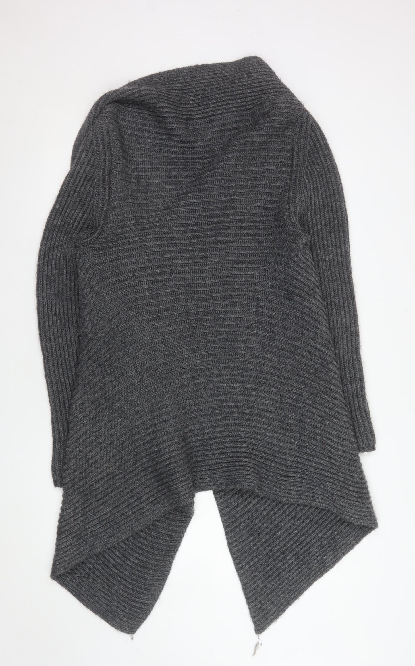 Womens UK Size L Noa Noa Grey Cardigan Jumper