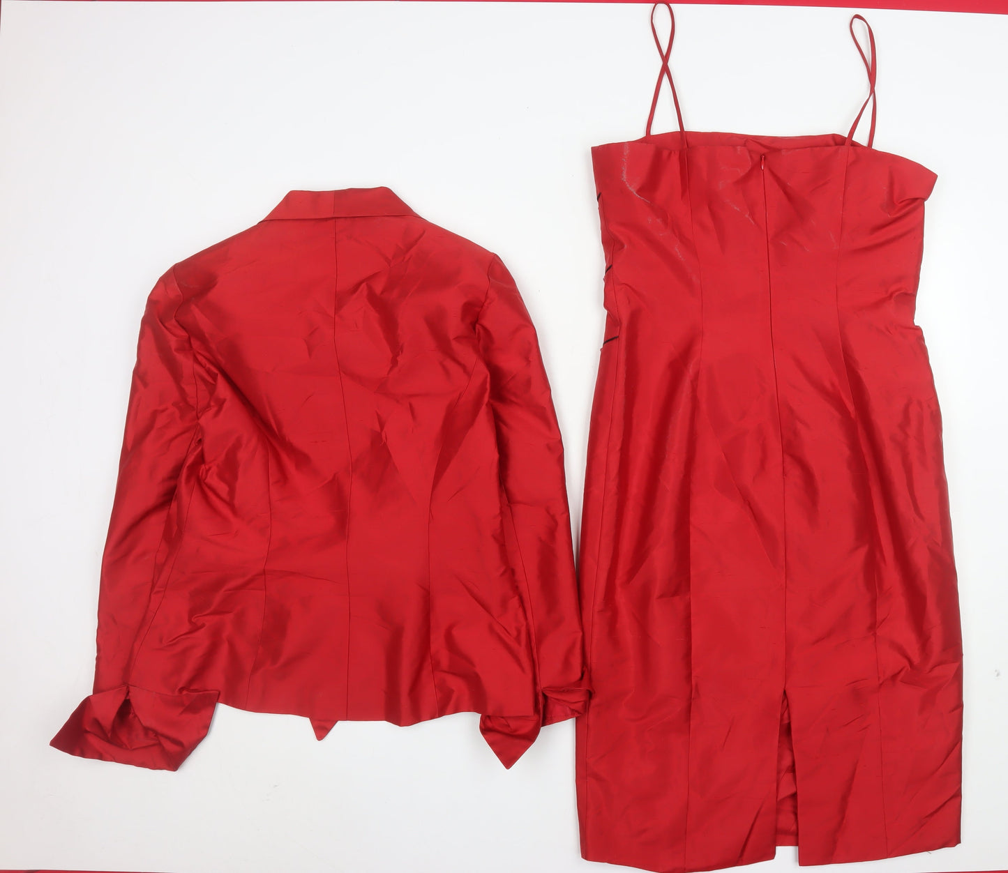 Womens UK Size 12 Petrovitch & Robinson Regular Red Suit Set