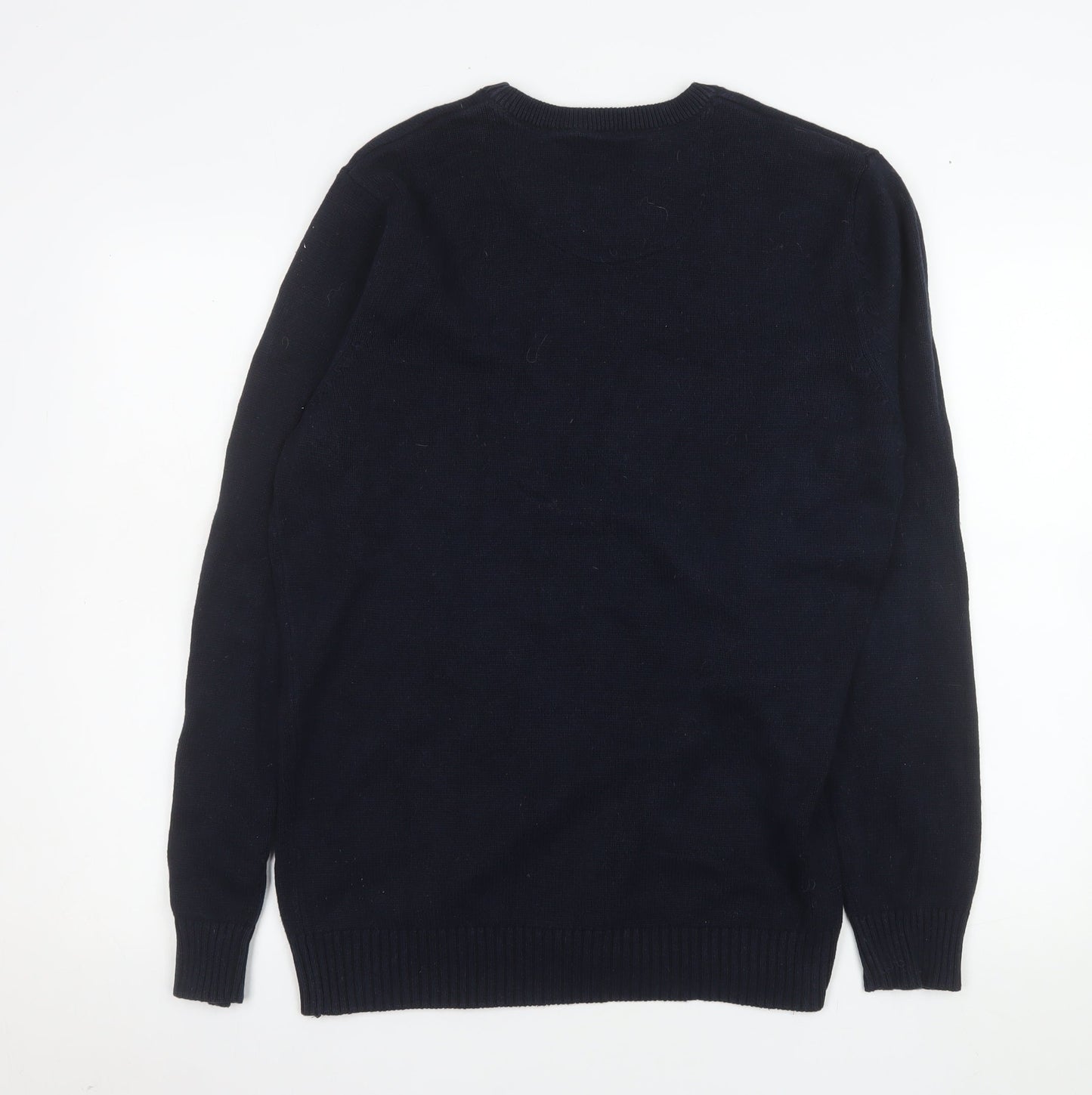 Mens UK Size M Maine New England Blue Pullover Jumper