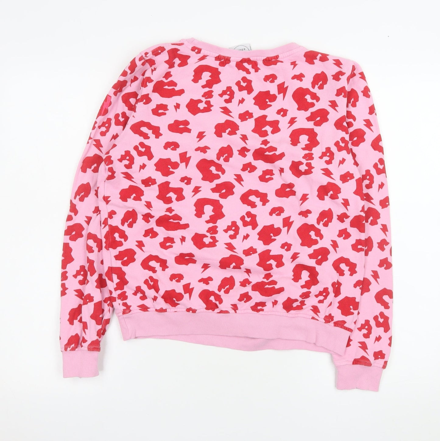 Womens UK Size XS Scamp & Dude Pink Pullover Sweatshirt