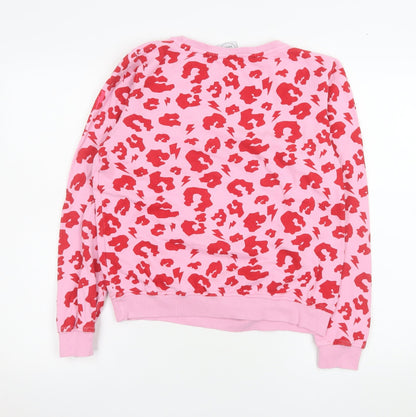 Womens UK Size XS Scamp & Dude Pink Pullover Sweatshirt