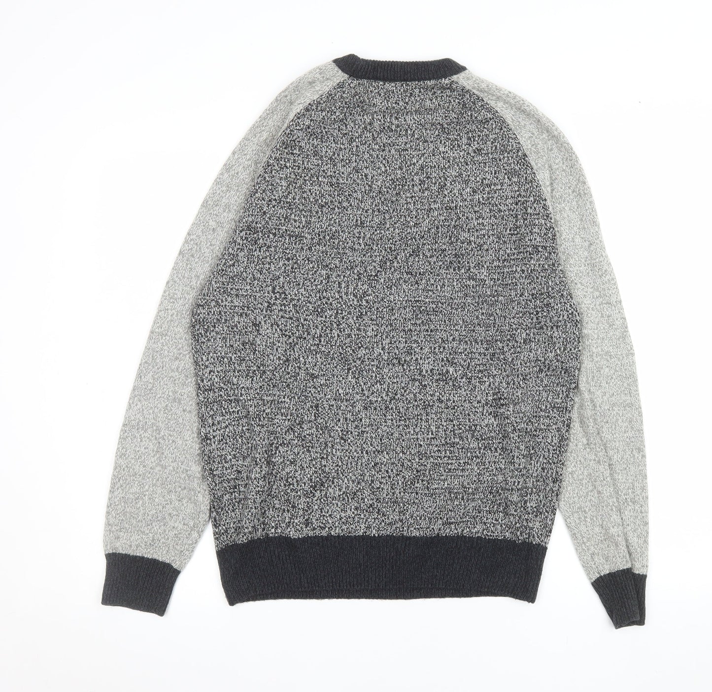 Mens UK Size M NEXT Grey Pullover Jumper