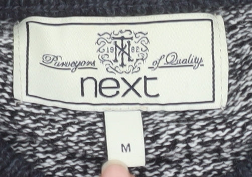 Mens UK Size M NEXT Grey Pullover Jumper