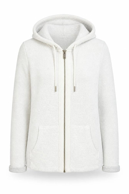 Womens UK Size 12 Fat Face Ivory Basic Jacket