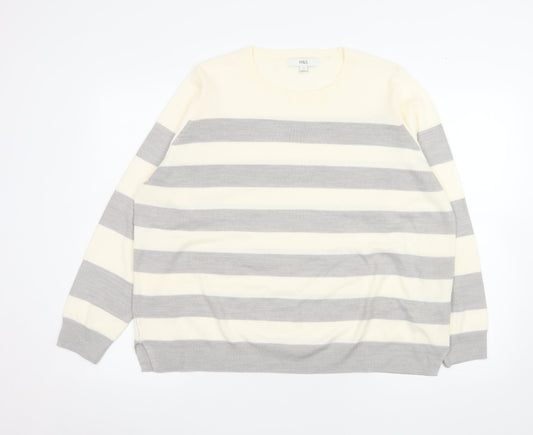 Womens UK Size 18 Marks and Spencer Multicoloured Pullover Jumper
