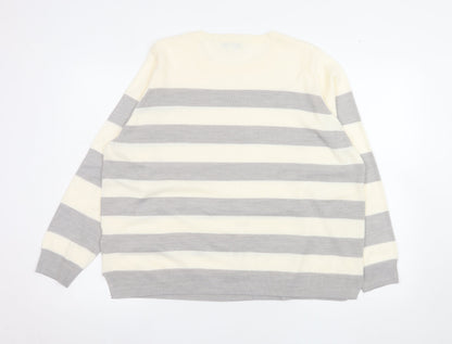 Womens UK Size 18 Marks and Spencer Multicoloured Pullover Jumper