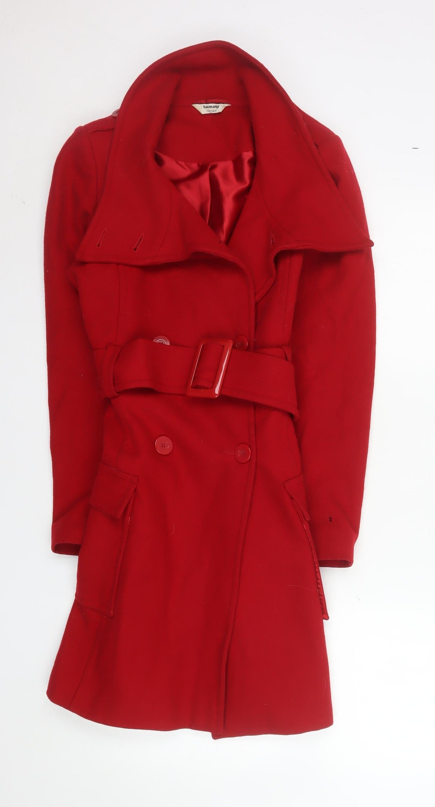 Teens UK Size 12 Tammy Red Trench Coat