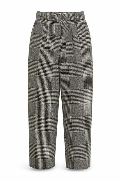 Womens UK Size XS Light Before Dark Regular Fit Paperbag Black Trousers