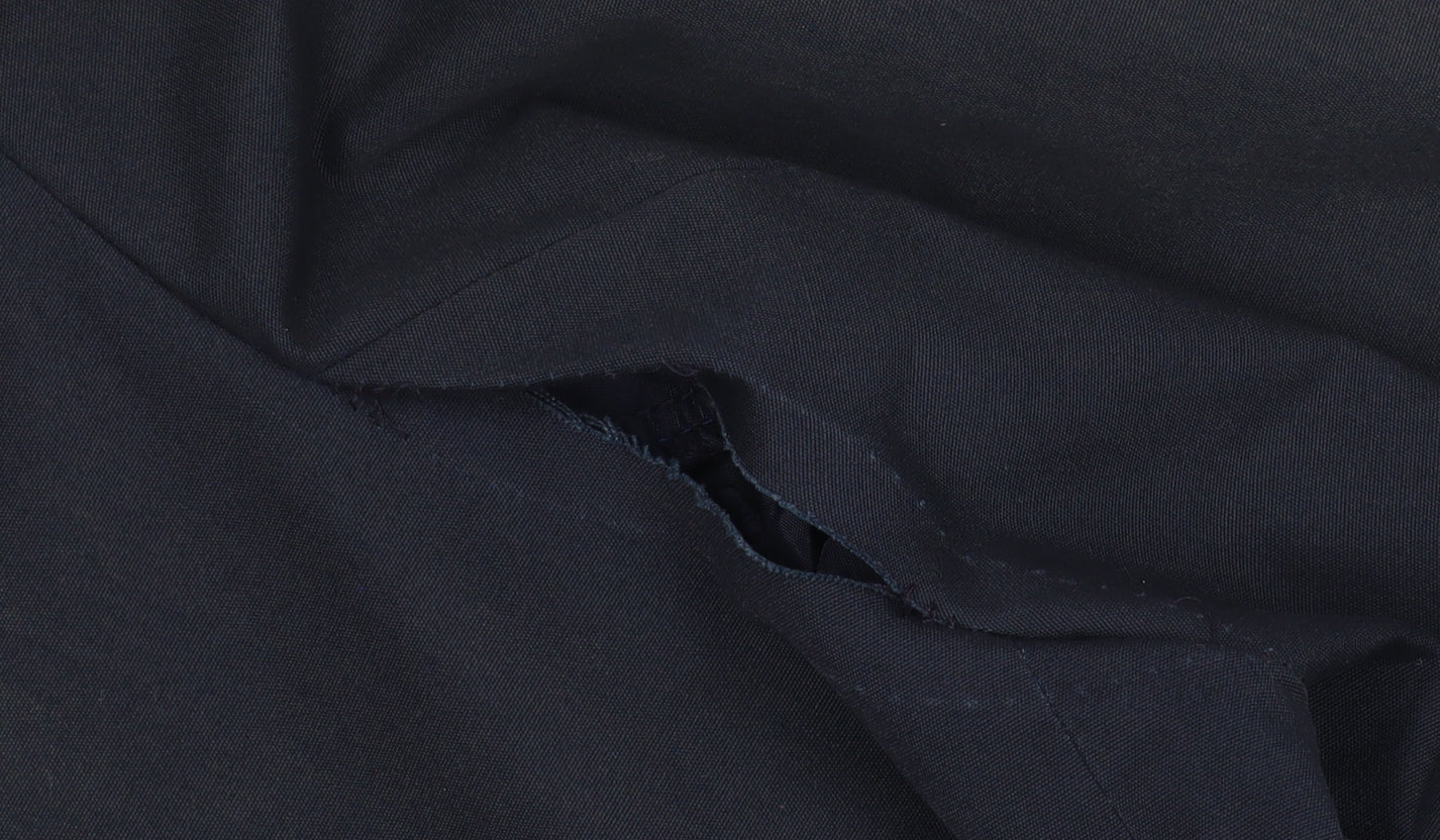 Mens UK Size 44 C&A Black Trench Coat