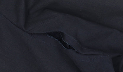 Mens UK Size 44 C&A Black Trench Coat