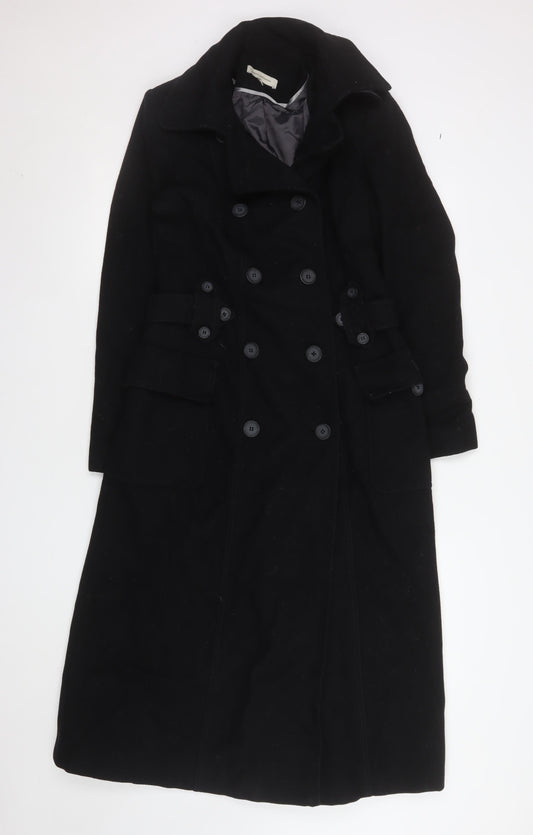 Womens UK Size 10 Rocha.John Rocha Black Trench Coat
