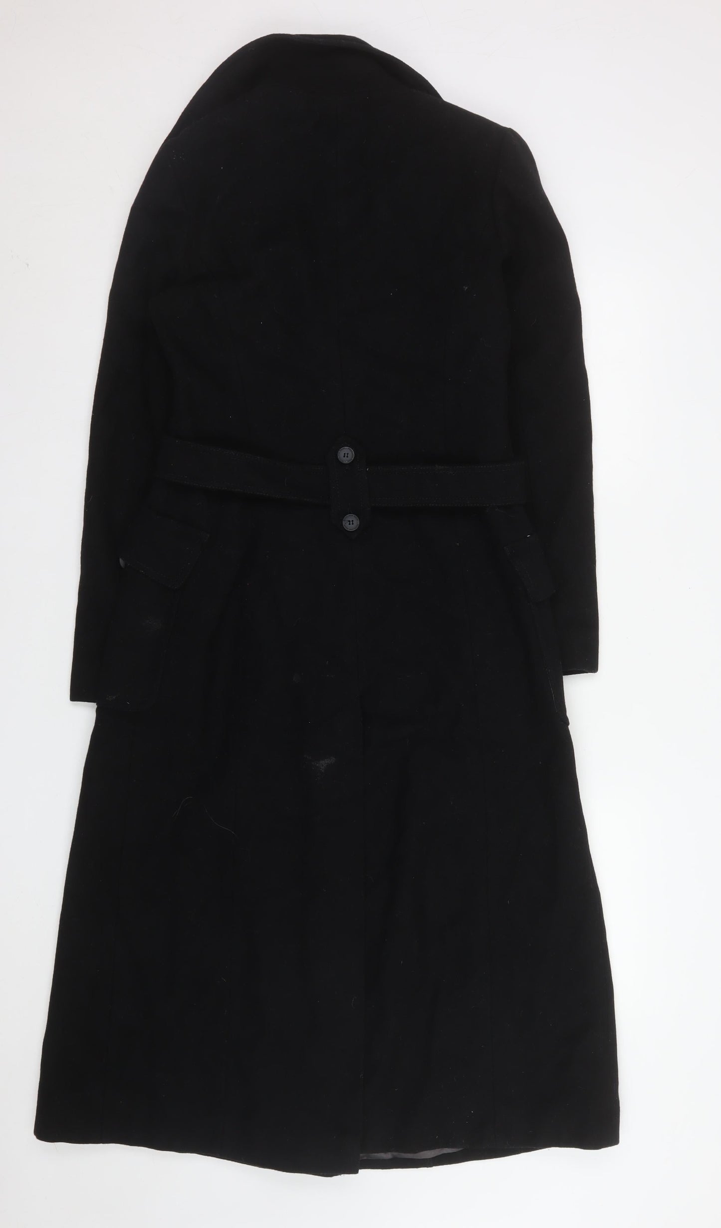 Womens UK Size 10 Rocha.John Rocha Black Trench Coat