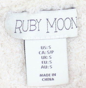 Womens UK Size S RUBY MOON Ivory Cardigan Jumper