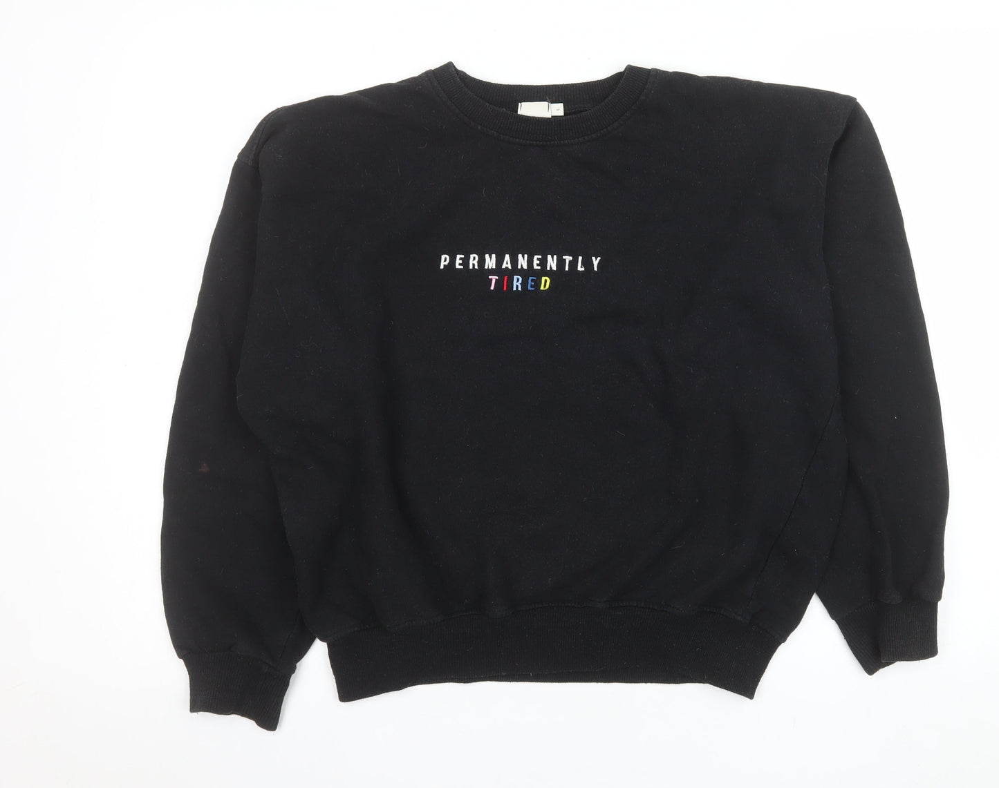 Womens UK Size L Skinnydip London Black Pullover Sweatshirt