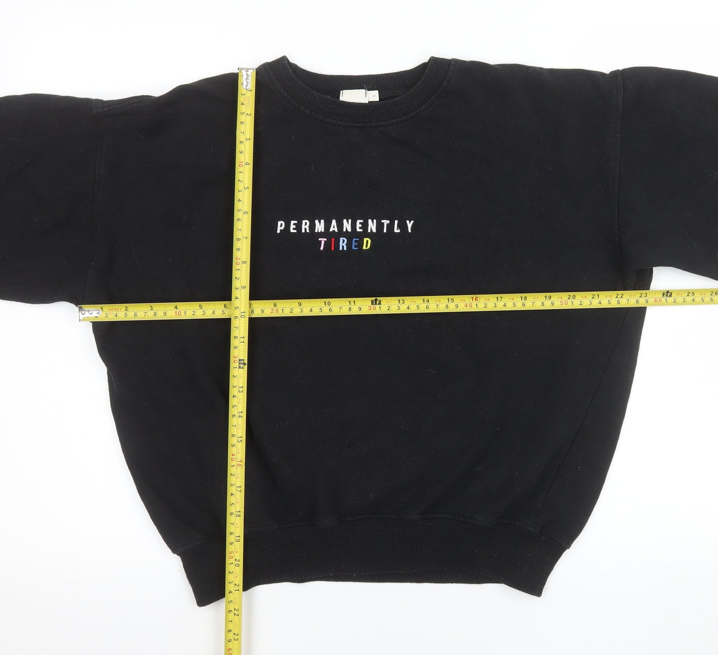 Womens UK Size L Skinnydip London Black Pullover Sweatshirt