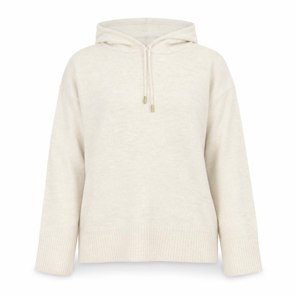 Womens UK Size 14 Sosandar Beige Pullover Hoodie
