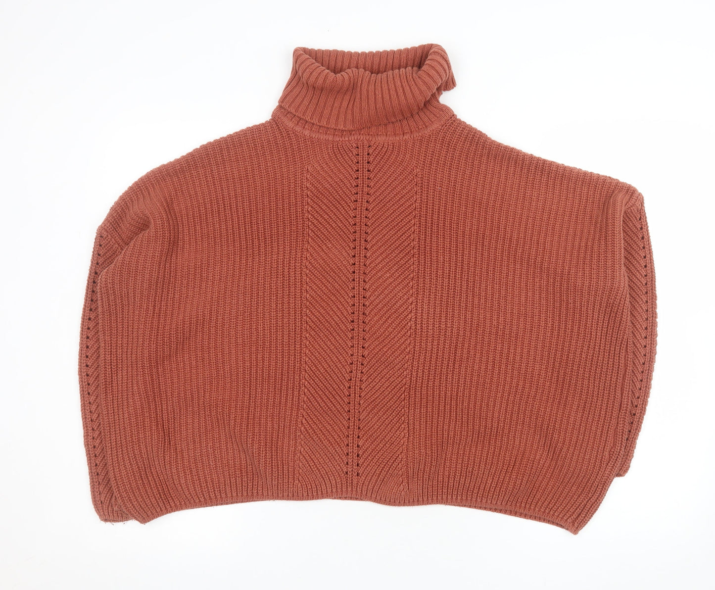 Womens UK Size 12 Miss Selfridge Brown Pullover Jumper