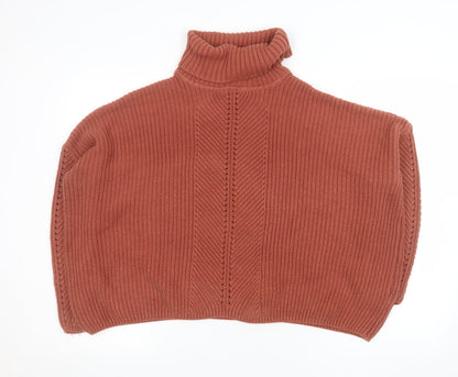 Womens UK Size 12 Miss Selfridge Brown Pullover Jumper