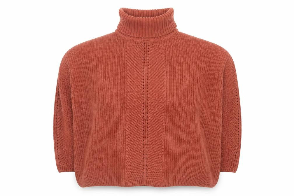 Womens UK Size 12 Miss Selfridge Brown Pullover Jumper