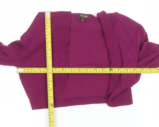 Womens UK Size 10 Phase Eight Purple Shrug Jumper