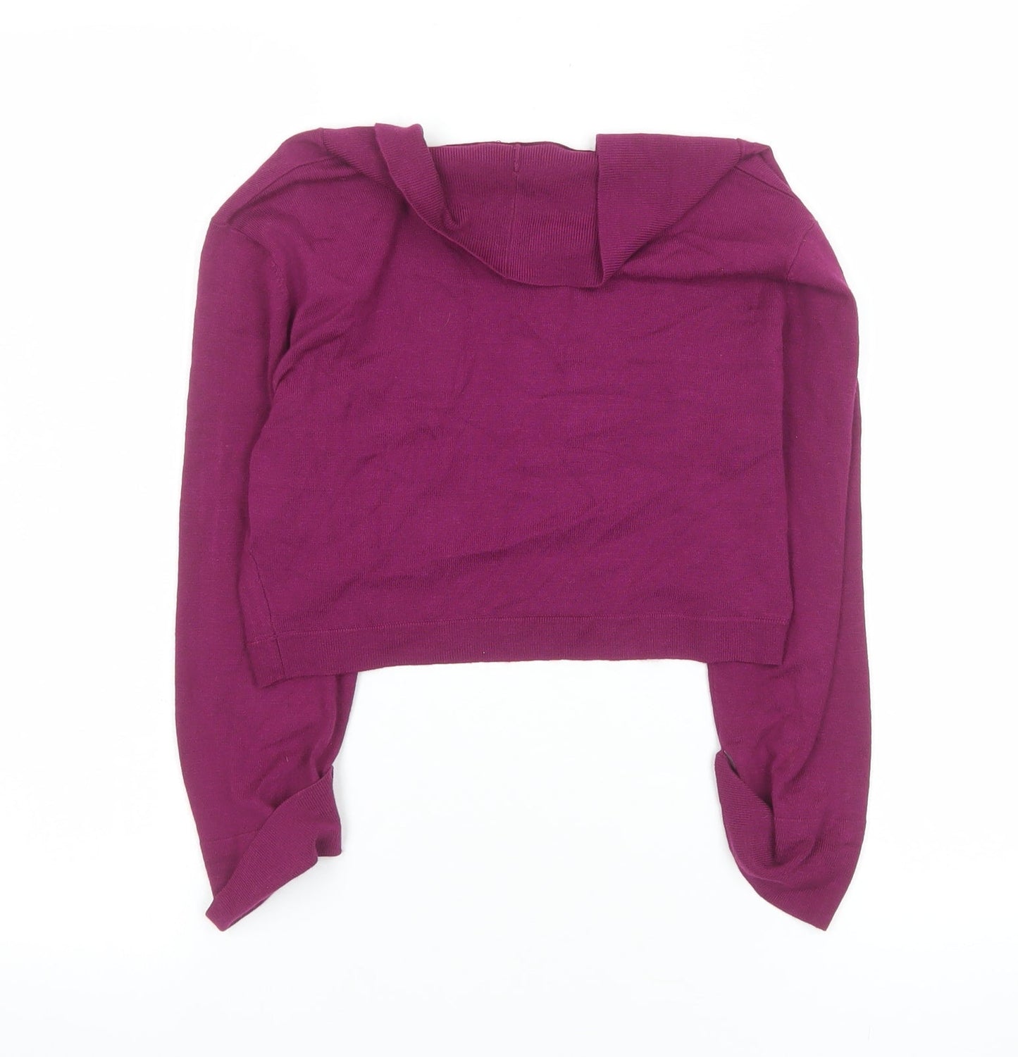 Womens UK Size 10 Phase Eight Purple Shrug Jumper
