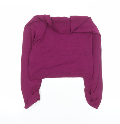 Womens UK Size 10 Phase Eight Purple Shrug Jumper