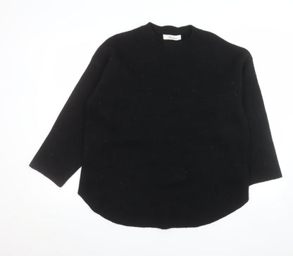Womens UK Size L Alcedudu Black Pullover Jumper