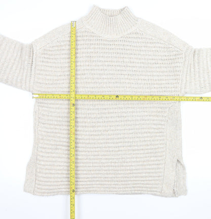 Mens UK Size M Marks and Spencer Beige Pullover Jumper