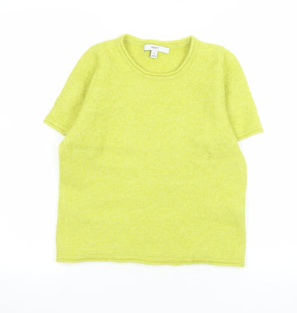 Womens UK Size S NEXT Yellow Basic T-Shirt
