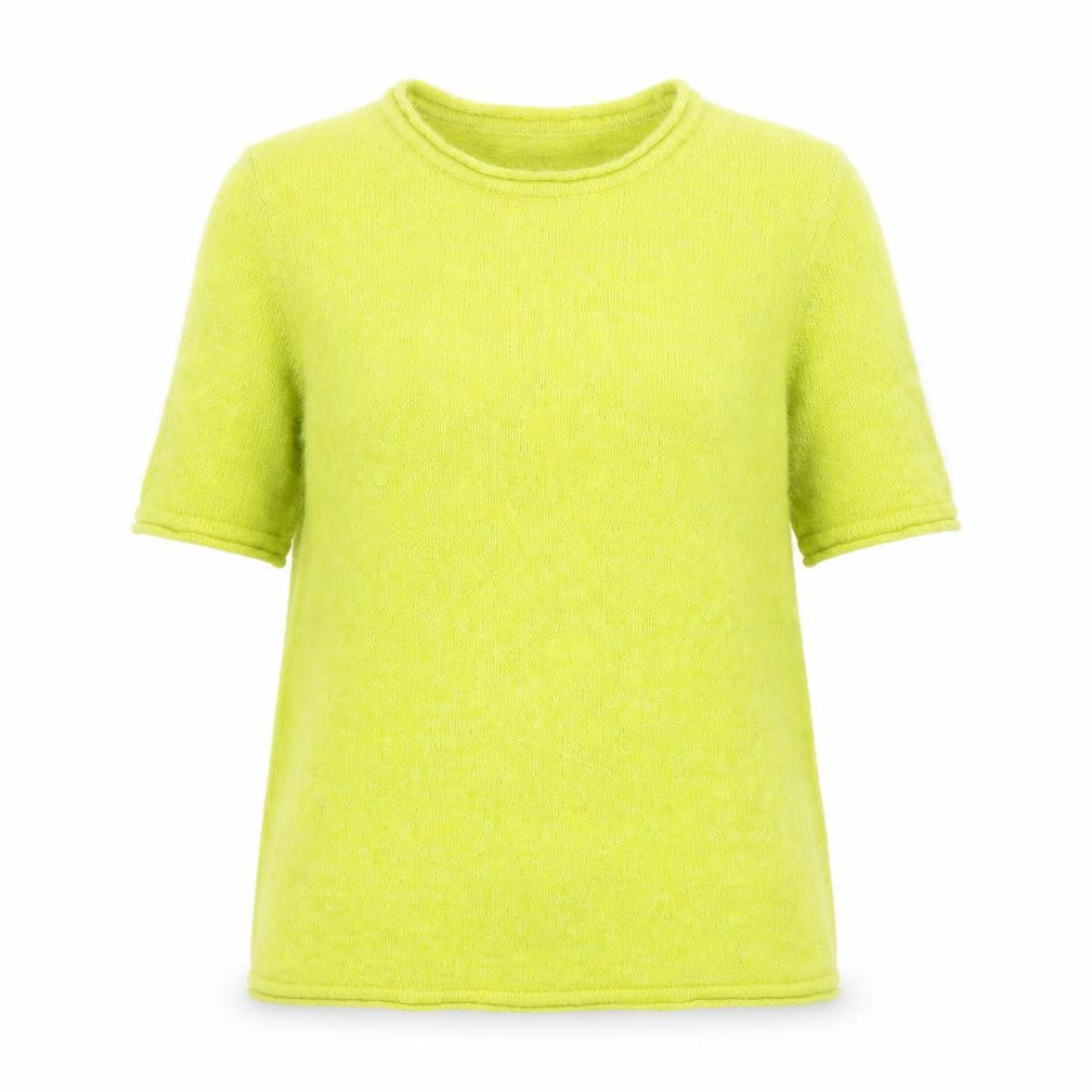 Womens UK Size S NEXT Yellow Basic T-Shirt