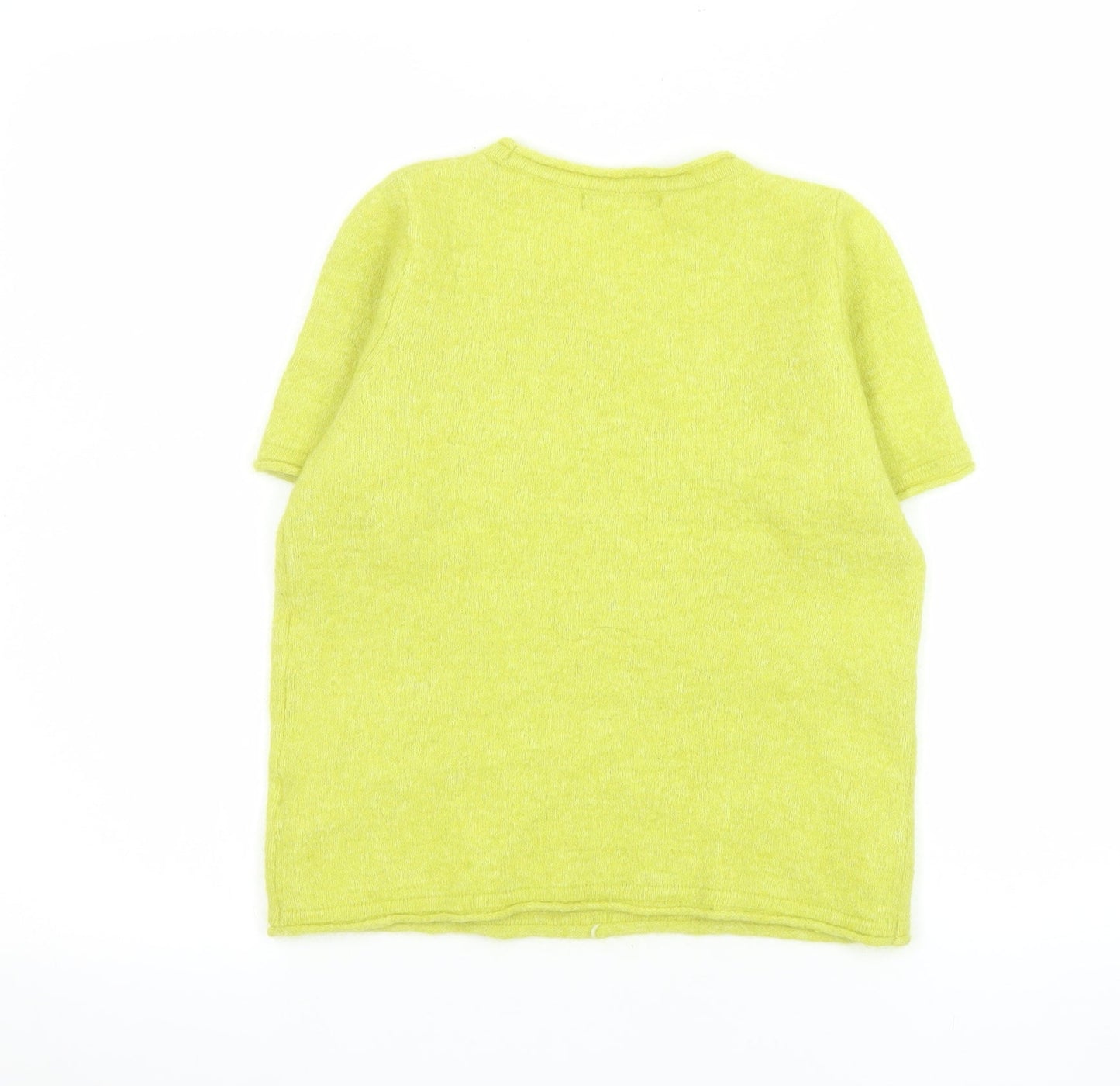 Womens UK Size S NEXT Yellow Basic T-Shirt