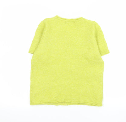 Womens UK Size S NEXT Yellow Basic T-Shirt