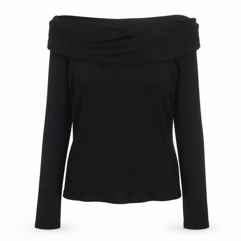 Womens UK Size 10 Karen Millen Black Basic Blouse