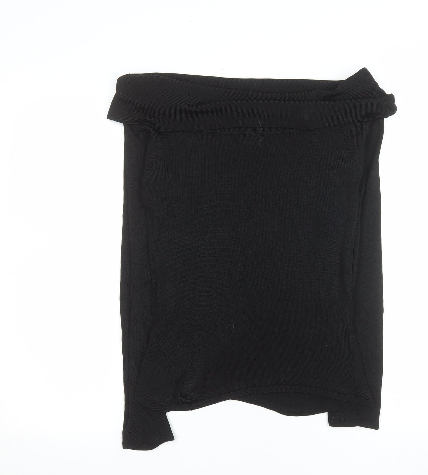 Womens UK Size 10 Karen Millen Black Basic Blouse