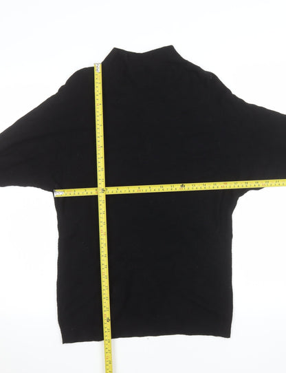 Editor's Cut Women's Black Size 12 Mock Neck Knit Top
