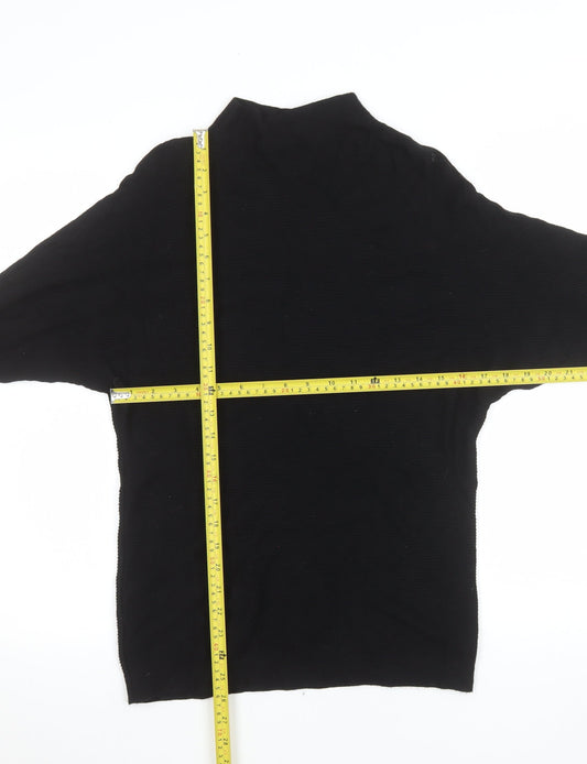 Editor's Cut Women's Black Size 12 Mock Neck Knit Top