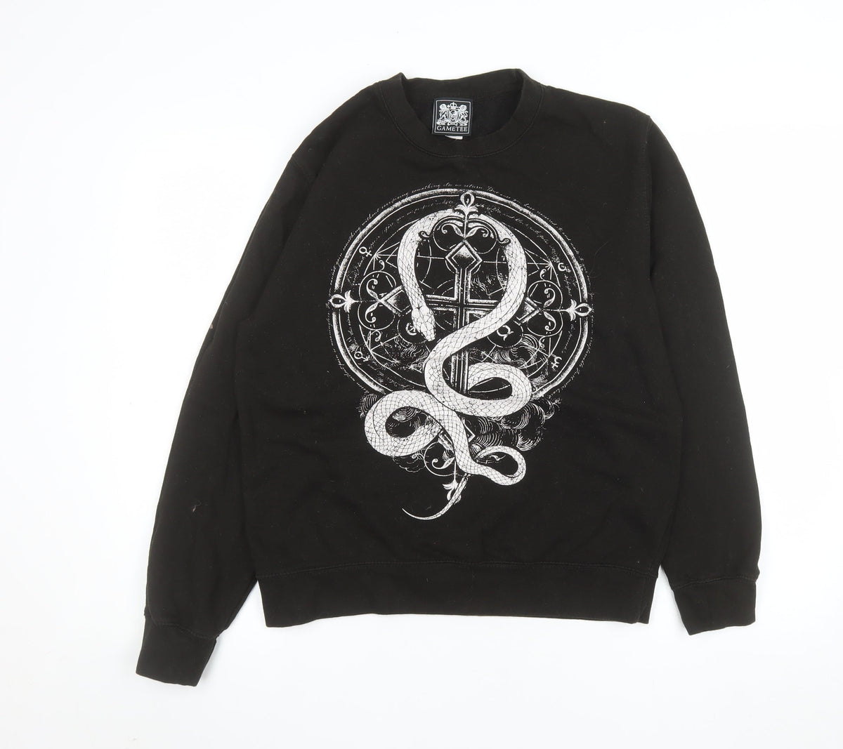 Mens UK Size M Gametee Black Pullover Sweatshirt