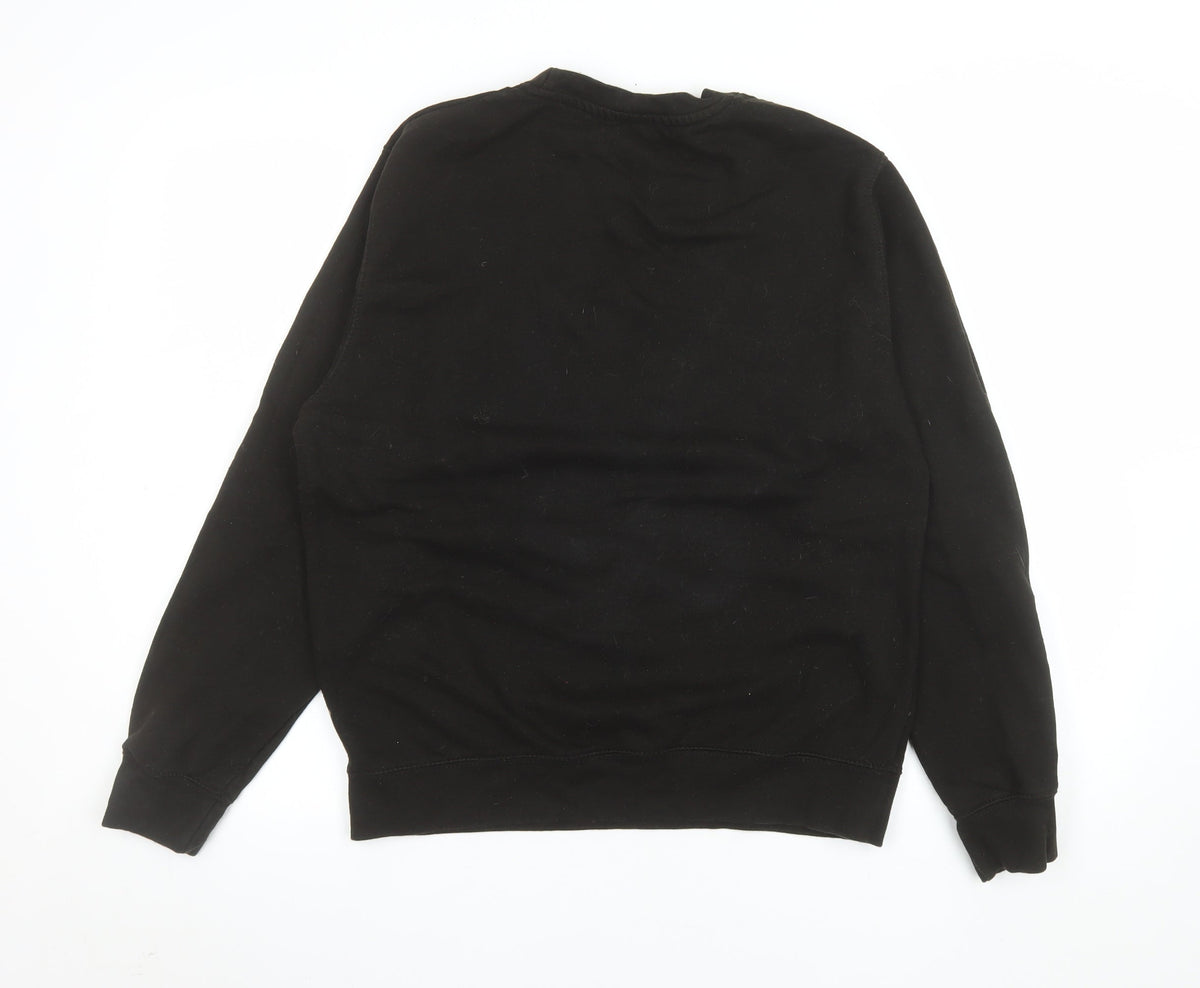 Mens UK Size M Gametee Black Pullover Sweatshirt