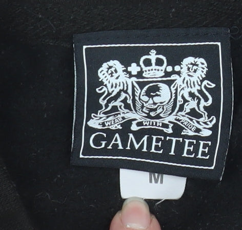 Mens UK Size M Gametee Black Pullover Sweatshirt
