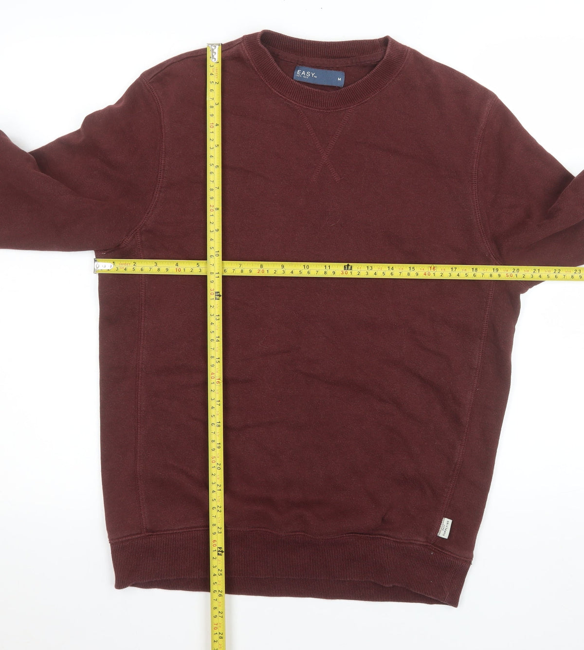 Mens UK Size M Easy Brown Pullover Sweatshirt