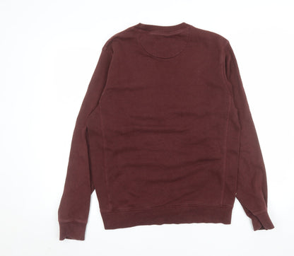 Mens UK Size M Easy Brown Pullover Sweatshirt