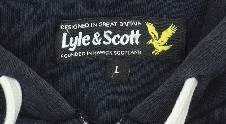 Mens UK Size L Lyle & Scott Blue Basic Jacket