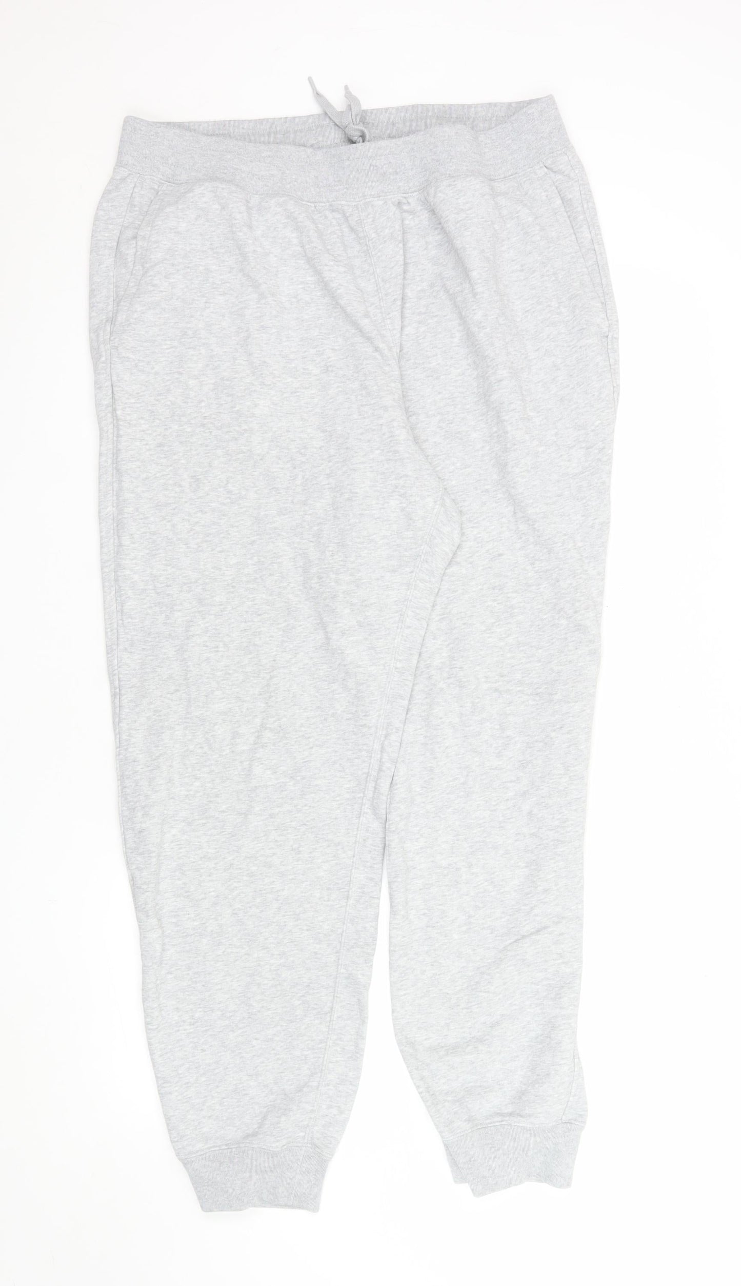 Womens UK Size XL Uniqlo Regular Fit Jogger Grey Trousers