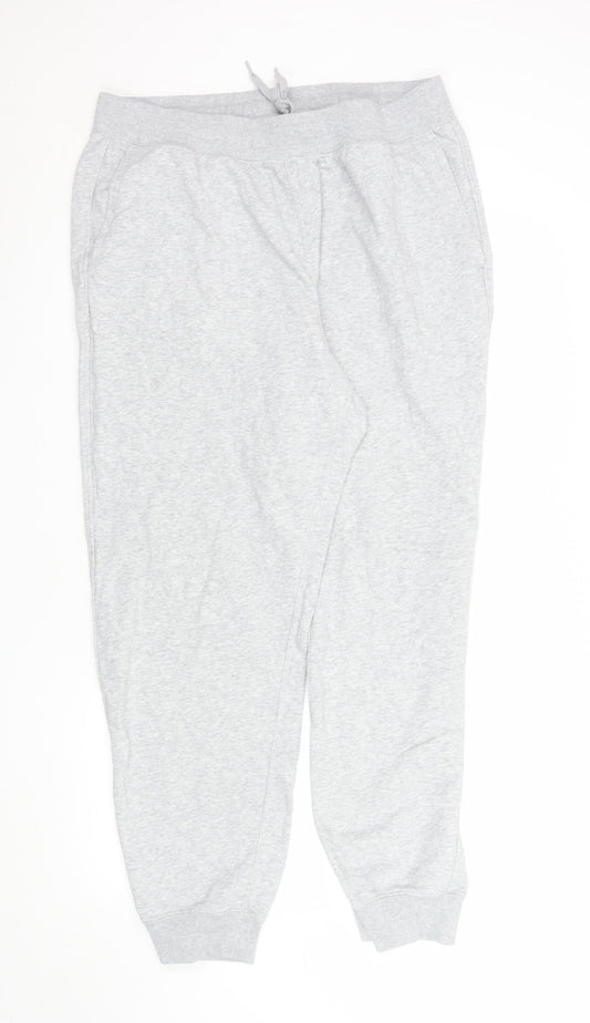 Womens UK Size XL Uniqlo Regular Fit Jogger Grey Trousers