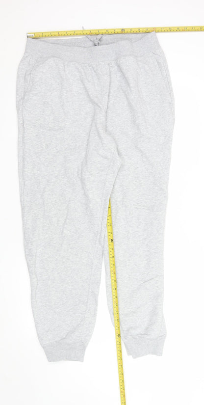 Womens UK Size XL Uniqlo Regular Fit Jogger Grey Trousers