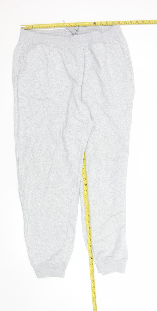 Womens UK Size XL Uniqlo Regular Fit Jogger Grey Trousers