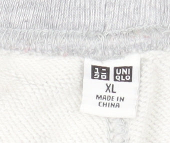 Womens UK Size XL Uniqlo Regular Fit Jogger Grey Trousers