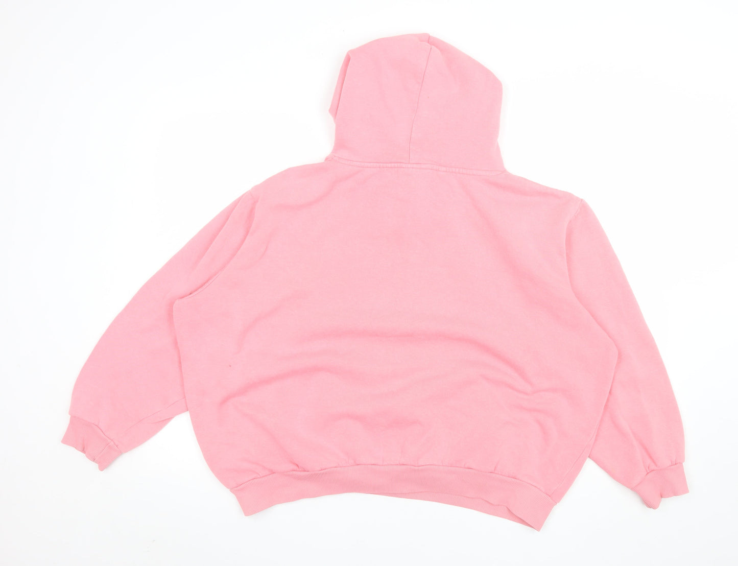 Womens UK Size M Light & Shade Pink Pullover Hoodie